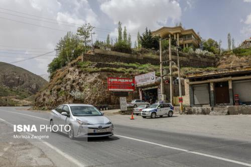 ترافیک پرحجم در جاده چالوس و آزادراه تهران-شمال