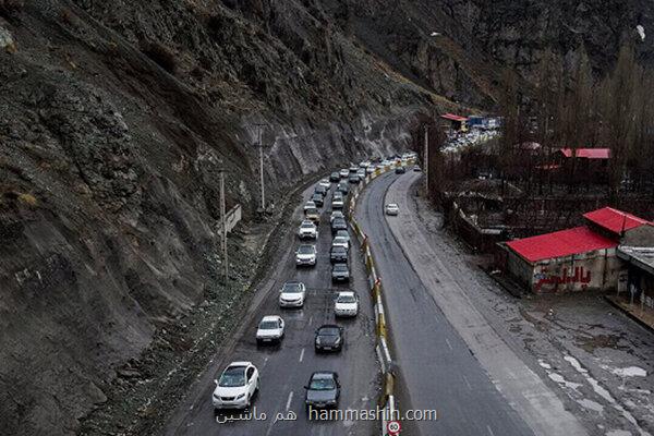 جاده چالوس و بزرگراه تهران - شمال یک طرفه شد