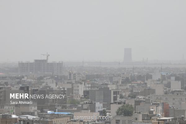 اخطار زرد هواشناسی در رابطه با احتمال وقوع طوفان گرد و خاک در تهران