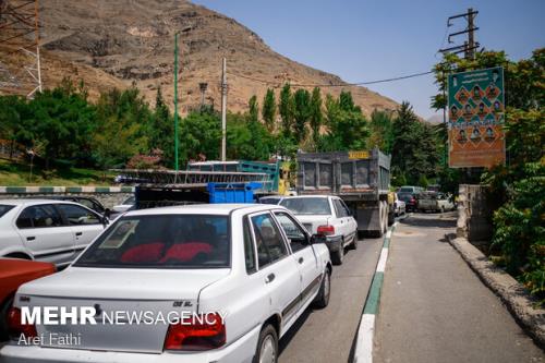 جاده چالوس-کرج یکطرفه شد