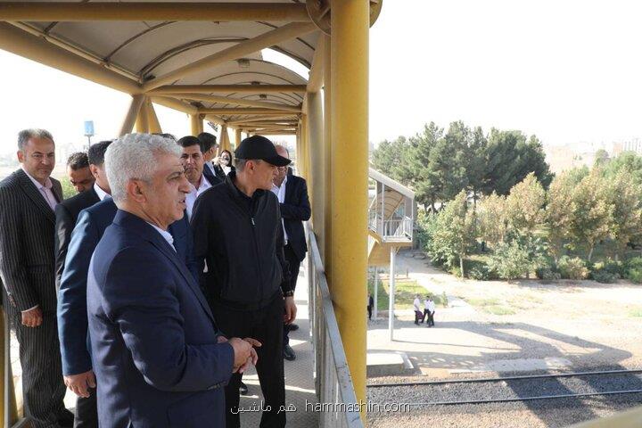 بازدید وزیر راه آهن ترکمنستان از بندر خشک ریلی تهران
