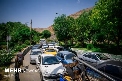 وضعیت ترافیکی در ورودی های تهران